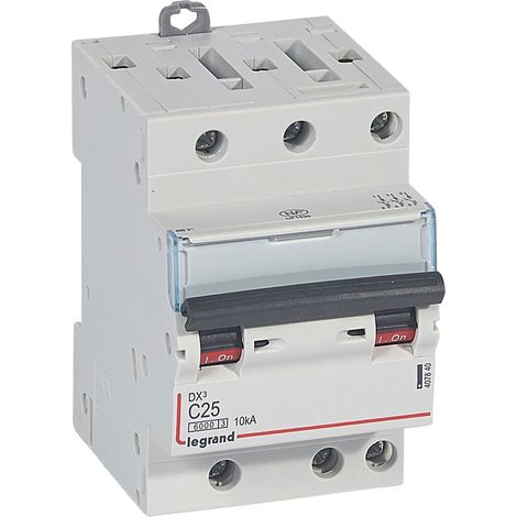Modulaire Installatieautomaat DX3 3P Karakteristiek C 25A 6kA 3 Modules Legrand LEG407840