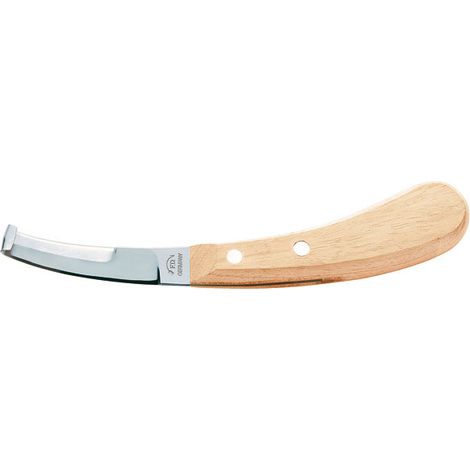 F.DICK Hufmesser ECONOMIC (Beidseitig-Lang-Schmal Buche Carbonstahl 78mm) (1/4)