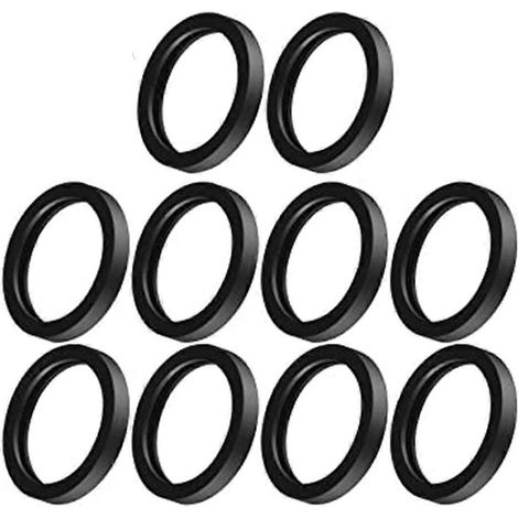 Lot de 10 joints d'étanchéité en caoutchouc résistant à l'usure pour becs verseurs de bidons d'essence, épaisseur 0,5 cm. (1/5)