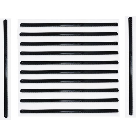 Kit 12 Lame Mini Seghetto  Mini Seghetto Puk Arco Per Ferro Metallolama 155 Mm (1/2)