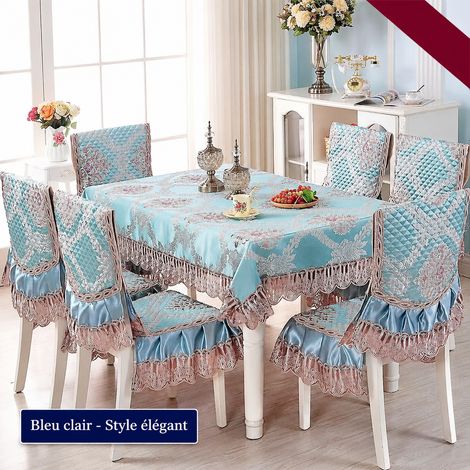 Nappe ronde 180 cm en tissu de coton style européen vert fantôme 30 × 30 × 30 cm 1 kg – Livraison gratuite
