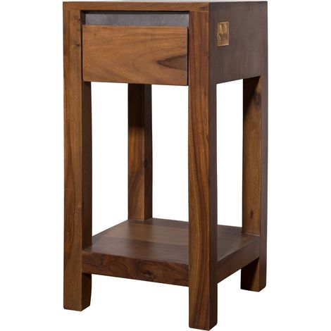 Table d'appoint 30x30 Palissandre laqué Noble unique SYDNEY 134 (1/4)