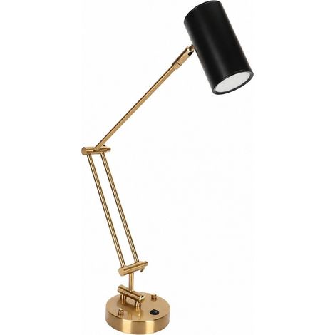 Applique murale moderne à bras articulé, à brancher, lumière chaude 3000K, commande par bouton, ampoule LED E27, 85-265V (1/5)
