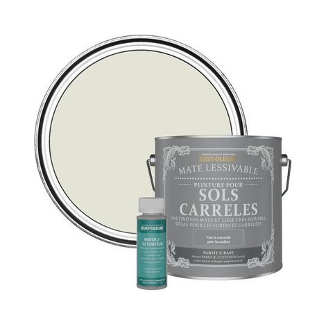 Peinture pour Sols Carrelés Mate Lessivable - Ciment (1/3)