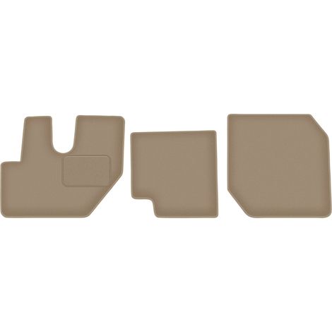Alfombrillas de terciopelo para coche: Renault D. truck (2013-) beige
