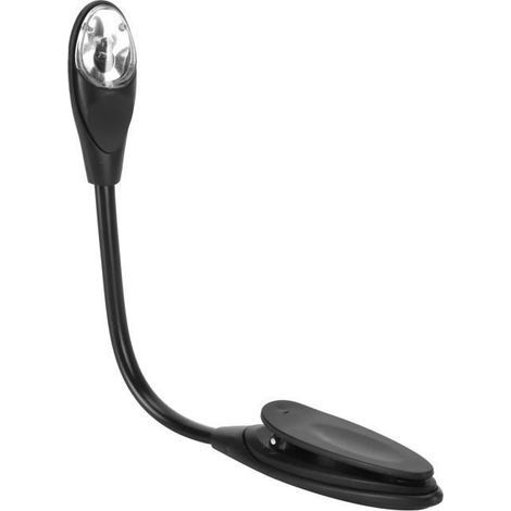 Mini-Leselampe mit LED-Technologie, flexibel und mit Sicherheitsclip (1/4)