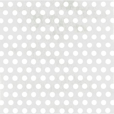 ALBERTS Lochblech, Lochung rund Ø3 mm, Alu silber elox., BxLxS 200 x 1000 x 0,8 mm (1/4)