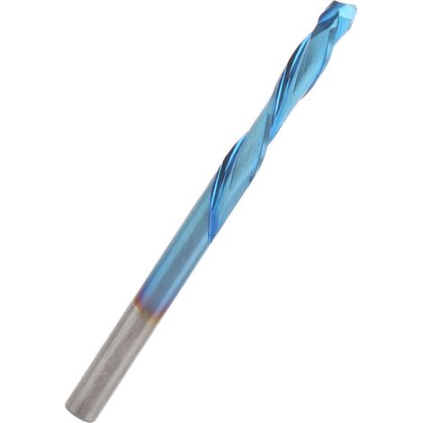 5-teiliger Fräser, 2-schneidiger Schaftfräser aus Wolframstahl, CNC-Gravierfräser, 3,175 x 17 x 45 mm (1/5)