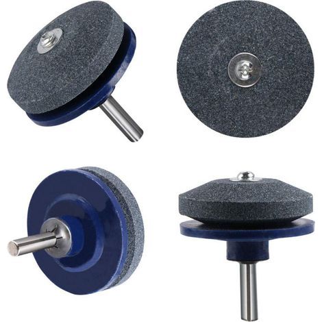 4-teiliger Messerschärfer für Rasenmäher, Schaufeln, Hacken, Trimmer, Äxte und andere Gartengeräte (1/5)