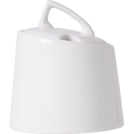 Azucarero, porcelana, cuatro piezas, HomeDelux, blanco (1/3)