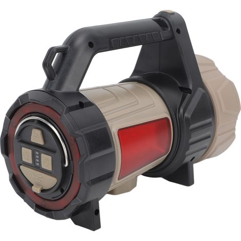Lampe torche rechargeable Spotlight, projecteur portatif à lumière puissante de 3500 lm pour l'extérieur (1/5)