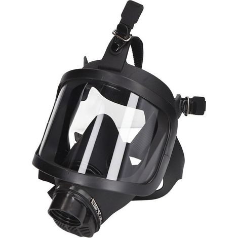 Masque respiratoire à gaz, anti-buée, résistant aux chocs, ajustable, connecteur RD40, respirateur de sécurité avec filtre, pour la protection du travail à l'extérieur (1/4)