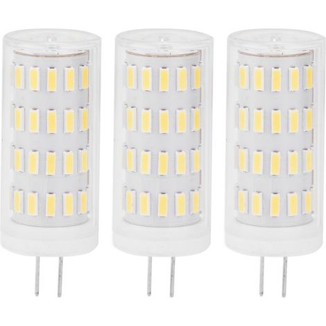 Bulb LED G4 5W T3 Type JC, Base to Double pin, AC DC12-24V, variable, light hot for landscape outdoor, 3 pieces (1/5)