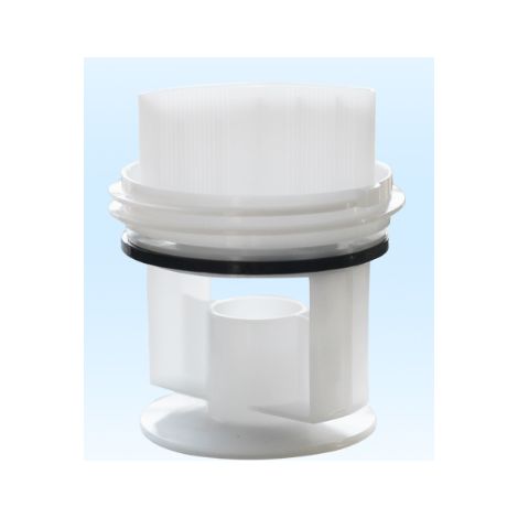 Couvercle de bouchon de vidange de pompe de vidange blanc compatible avec les lave-linge à tambour Siemens Bosch 1095, 1065 et WD7205.-AquaForge (1/4)