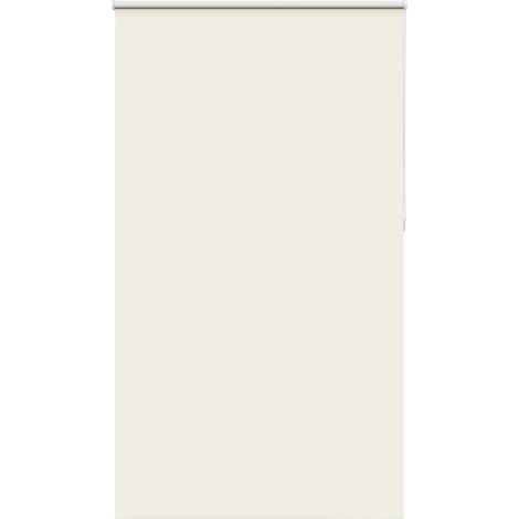 Verdunkelungsrollo Cremeweiß 140x210cm Stoffbreite 136,6cm