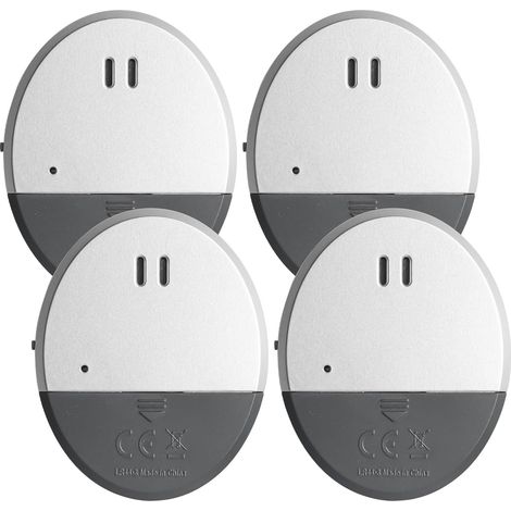 alarmes de fenêtre ultra fines avec alarme bruyante de 130 dB, détecteur de bris de verre, alarme de porte, alarme de fenêtre, mini système d'alarme autocollant avec capteur de vibrations (1/5)
