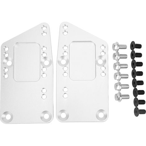 2 supports universels de support moteur 551628, plaque d'adaptation pour conversion LS small block, réglable et interchangeable. (1/5)