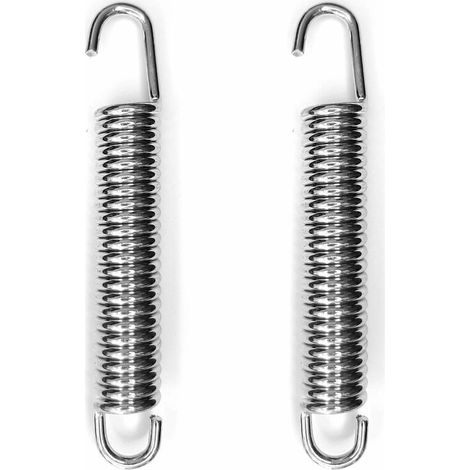 – Lot de 2 ressorts de traction en acier – Double crochet pour béquille scooter et moto – Dimensions 3x15x94mm – Durabilité optimale