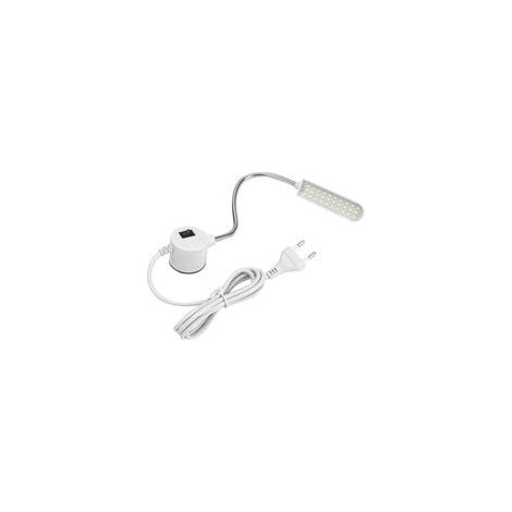 Lampe de Machine à Coudre, Lampe de Travail Magnétique à LED, Lampe de Table à Col de Cygne 6 W, Parfaite pour la Couture, établi, Tour, Perceuse à Colonne, Machiniste, Meuleuse D'établi