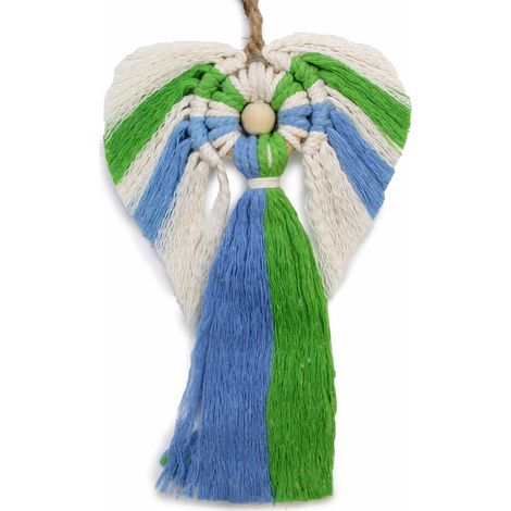 Ange en macramé - Terre- Vendu par 1 (1/3)