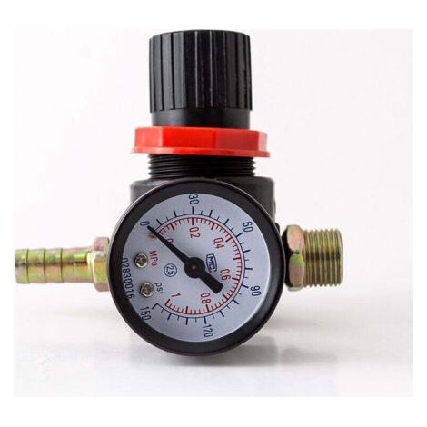 Green Mobility-Manometer Regler Druckminderer Manometer Wasser Kompressor Meter Auto Ventil Zubehör (1/4)