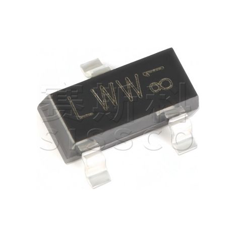 Ansys 2N7002P,215, N-channel surface MOSFET LWW SOT-23 screen printed, electronic component chip, 5 units, packaged and shipped.