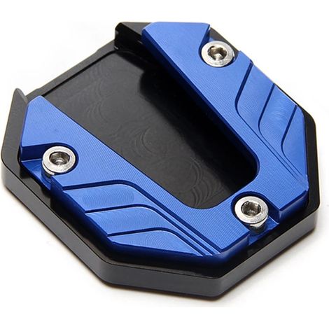 (bleu) Rallonge de béquille universelle pour scooter, moto et vélo, support latéral antidérapant à base élargie maxpower (1/4)