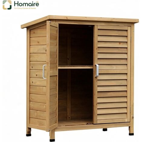 Meuble de rangement avec tiroirs, naturel, en décor bois 87 x 46.5 x 96.5 cm HOMAIRE (1/5)