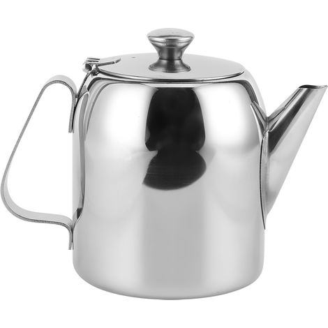 Bouilloire en Acier Inox 32oz (850ml) à Bec Court pour Café et Thé - Idéal Hôtel Restaurant (1/5)