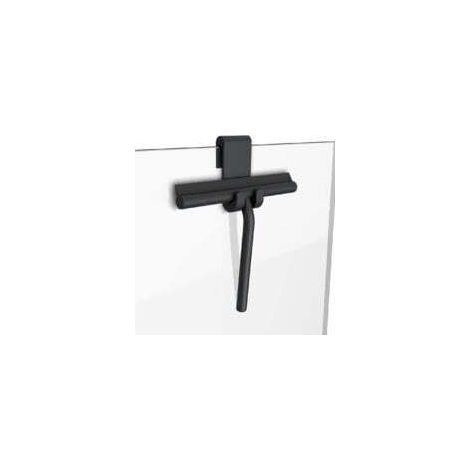 Black window cleaner – window cleaner with hook – bathroom cleaner, window tractor – cleaner and extractor – window cleaner (black) (1/4)