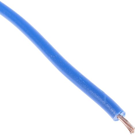 Câble triple homologation RS PRO, Bleu Foncé, Section 0,75 mm² 20 AWG, 1 kV, , Triple homologation PVC ( Prix pour Bobine de 100 Mètres ) (1/4)