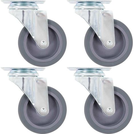vidaXL Ruedas giratorias 4 unidades 75 mm (1/5)