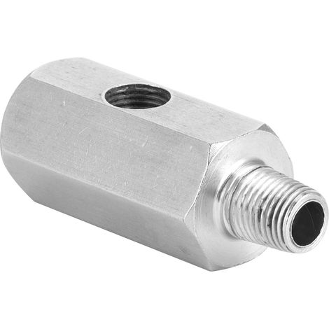 Raccord en acier inoxydable pour capteur de pression d'huile, adaptateur 1/8in BSPT vers NPT, pour ligne d'alimentation turbo (1/5)