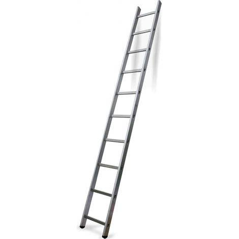 HAILO Echelle simple aluminium HAILO 10 échelons H.2.8 m