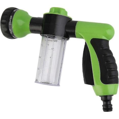 yougangtrixes Garden Hose Attachment Spray Gun Nozzle With Reservoir For Soap/fertiliser (1/4)
