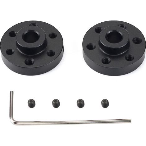 Aluminium-Flansch-Wellenkupplungssatz, universelle Metall-Montagenabe für 6-mm-Welle (1/4)