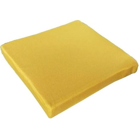 Bardusch - Coussins de siège Coussin carré en coton et lin de couleur unie Coussin de chaise antidérapant Housse de siège de salon (1/3)