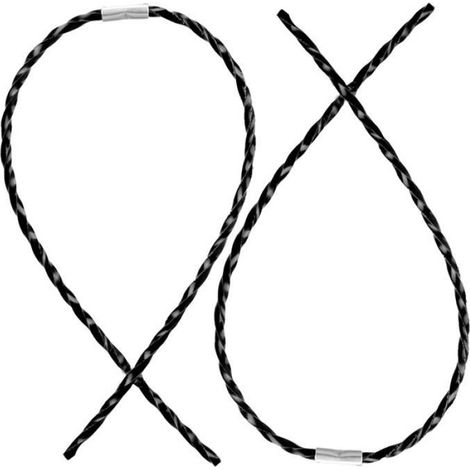 60 Pièces F016800431 Ligne de Coupe pour AFS 23-37 Coupe-Herbe Extra Fort Ligne de Bobine Débroussailleuse Fil Ligne argent noir (1/5)