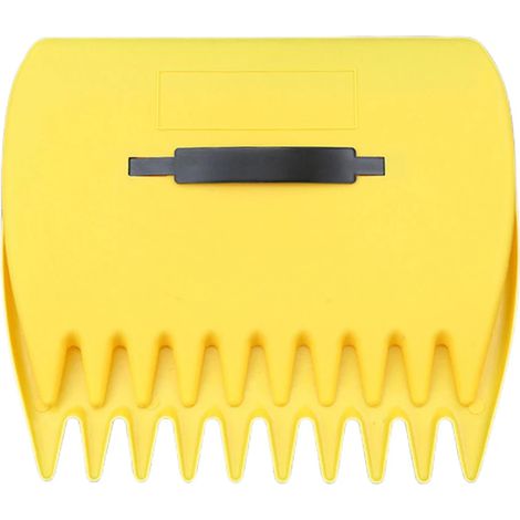 Ramasse-feuilles portatif confortable, râteau à feuilles dentelé pour ramasser les feuilles, l'herbe coupée, les arbustes et les déchets. (1/5)