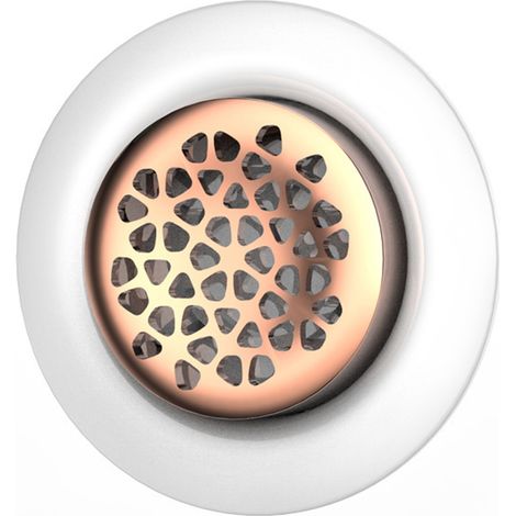 Fester Lufterfrischer ohne Perforation, langlebig, modern und elegant, für Badezimmer und Schuhschrank, weiß. (1/5)