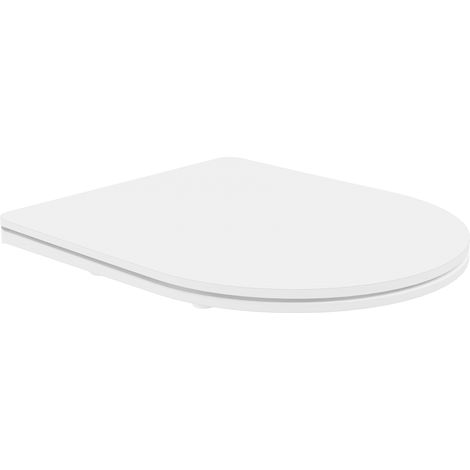 Mexen abattant de toilette slim à fermeture lente, duroplast, blanc mat - 39740001 (1/4)