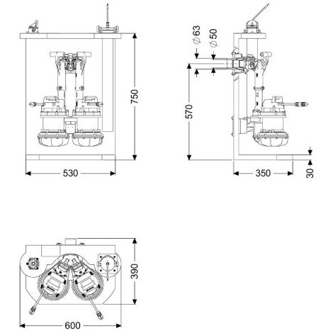 KESSEL 8744006 Groupe de pompage Aquapump Retrofit