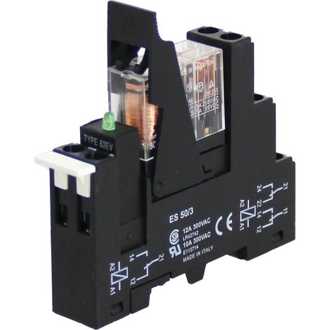 Cabur Relaismodul 24VDC 2RT 8A kompakt professionell