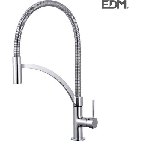 Robinet évier Ibiza Monocommande Bec Haut, Monocommande, Design Moderne - Edm