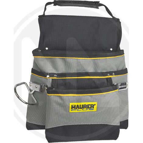 BORSA CARPENTIERE NYLON 7 TASCHE PORTAMARTELLO MAURER PLUS (1/2)