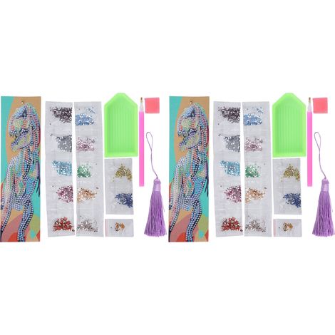 Lot 2 Kit Peinture Diamant 5D Résine Broderie DIY Artisanat Motif Dragon Coloré (1/5)