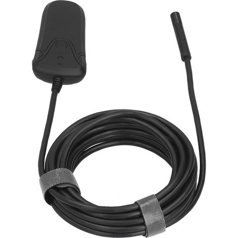 Endoscope WiFi semi-rigide étanche, machine d'inspection par boroscope IP68, 200 W, micro USB 5 V, portée de 10 mètres (32,8 pieds) (1/5)