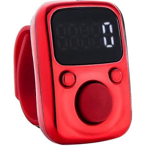 Mini-Fingerzähler mit LED-Digitalanzeige und beleuchtetem Zähler.