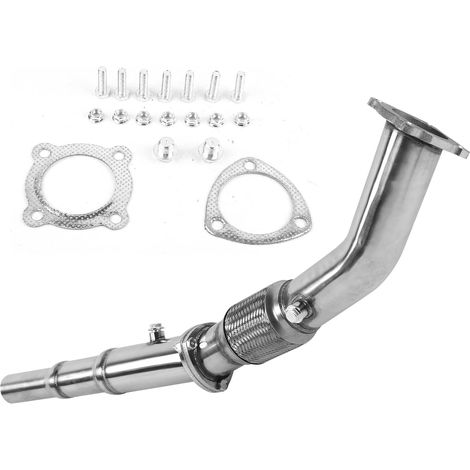 Tuyau de descente, Tuyau de Descente en Acier Inoxydable, Pièces de Modification du Système D'échappement de Voiture pour Mk1 1998-2007/Mk4 1999-2005 (1/5)