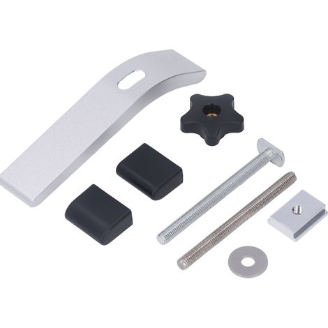 jeux de serre-joints pour rail en T, en alliage d'aluminium, pour le travail du bois et les gabarits CNC, 15,8 cm (L) x 1,3 cm (T) (1/5)